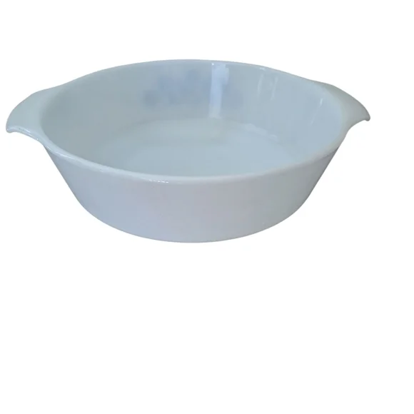 Vintage Fire King Cornflower Casserole Dish White and Blue Cookware Set 3 Pcs - Picture 4 of 14